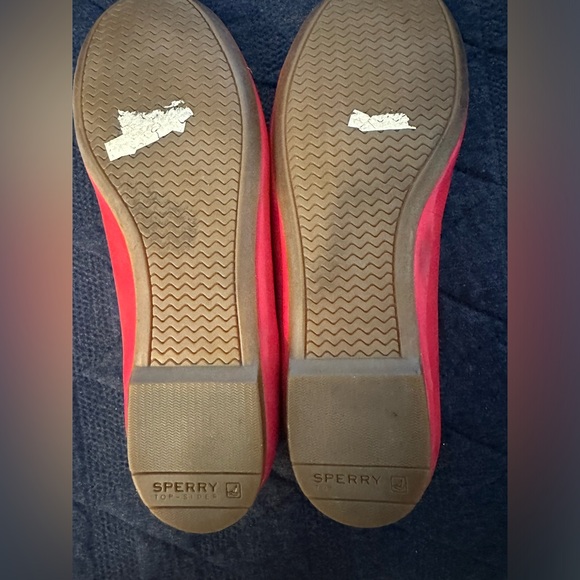 Red Sperry Topsider Penny Loafer Style - Picture 6 of 6